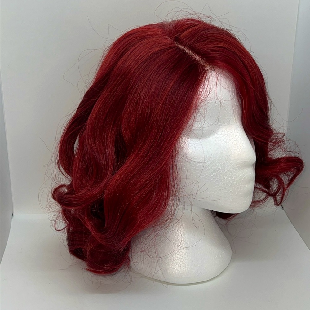 Elegant Red Curly Hair Wig - Picture 5 of 7
